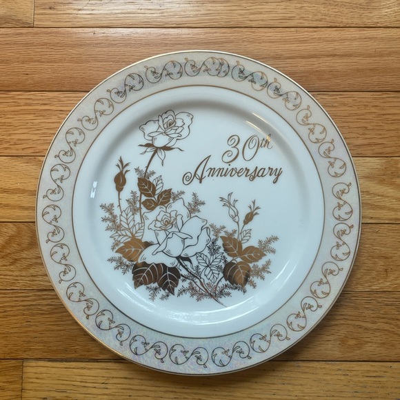 30th Anniversary, Japanese fine bone china 10” - Picture 3 of 6